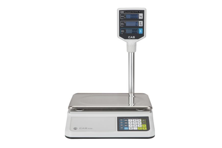 Торговые весы CAS PR-II P с LCD дисплеем без дисплея покупателя на 15 кг PRII-P-ND-30 фото