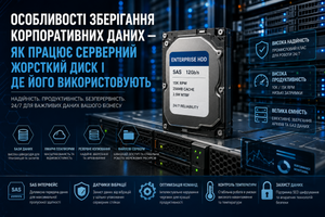 Особливості зберігання корпоративних даних &ndash; як працює серверний жорсткий диск і де його використовують фото