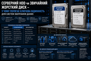 Серверний HDD чи звичайний жорсткий диск &ndash; у чому полягає ключова відмінність для систем зберігання даних фото